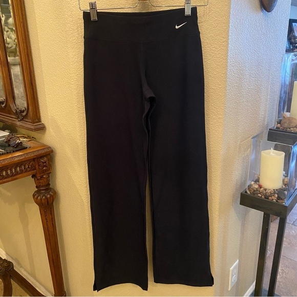 Nike Pants - NIKE Black Wide Leg Athletic Pants Size XS